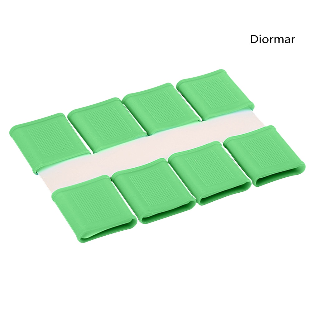 Set 8 bọc bảo vệ ngón tay chơi golf bằng silicone nhiều màu sắc unisex