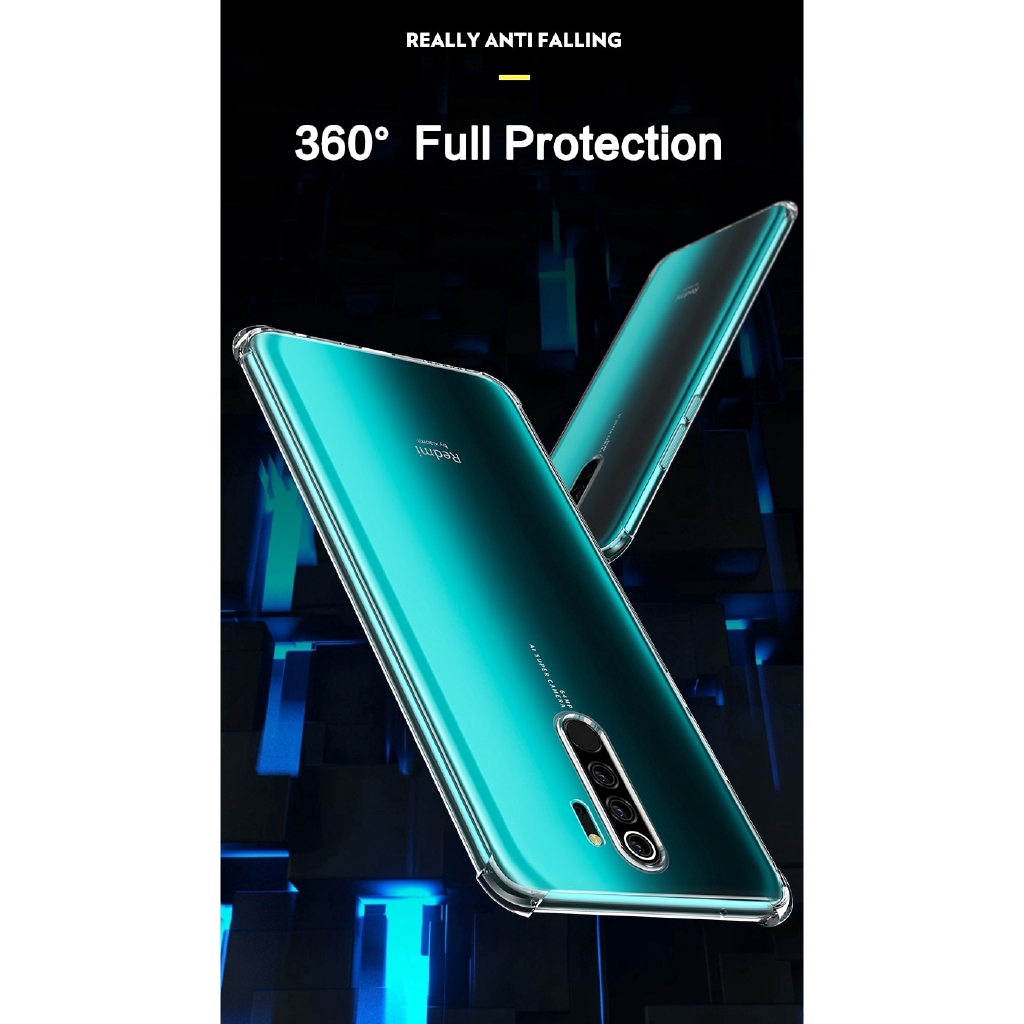 Ốp điện thoại TPU silicone dẻo chống sốc cho Xiaomi Redmi Note 8 Pro