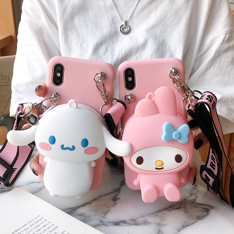 Wallet Melody Cinnamoroll huawei p10 p20lite p30 pro nova3e 4e mate10 20 30 phone strap