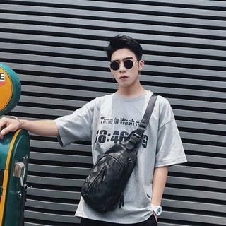 Túi đeo chéo/túi đeo ngực nam vải rằn ri chống thấm nước bazan_store bz103 bz104