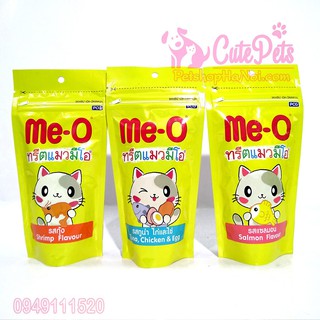 Bánh thưởng cho mèo Me-O gói 50g - 3 vị Cá Hồi, Cá Ngừ, Tôm - Cutepets