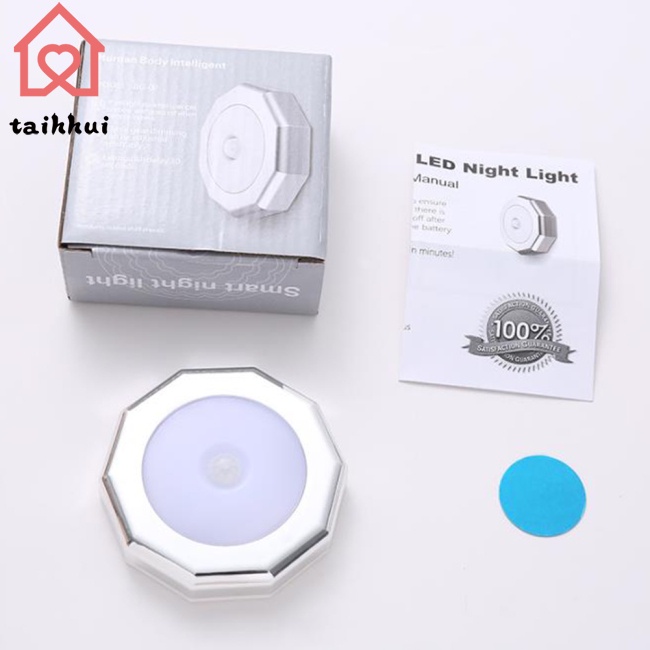 Đèn Led Cảm Biến Chuyển Động Chạy Bằng Pin Dùng Cho Tủ Quần Áo