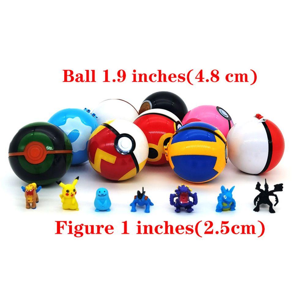 Bộ 12 Mô Hình Đồ Chơi Pokemon Go Chất Liệu PVC