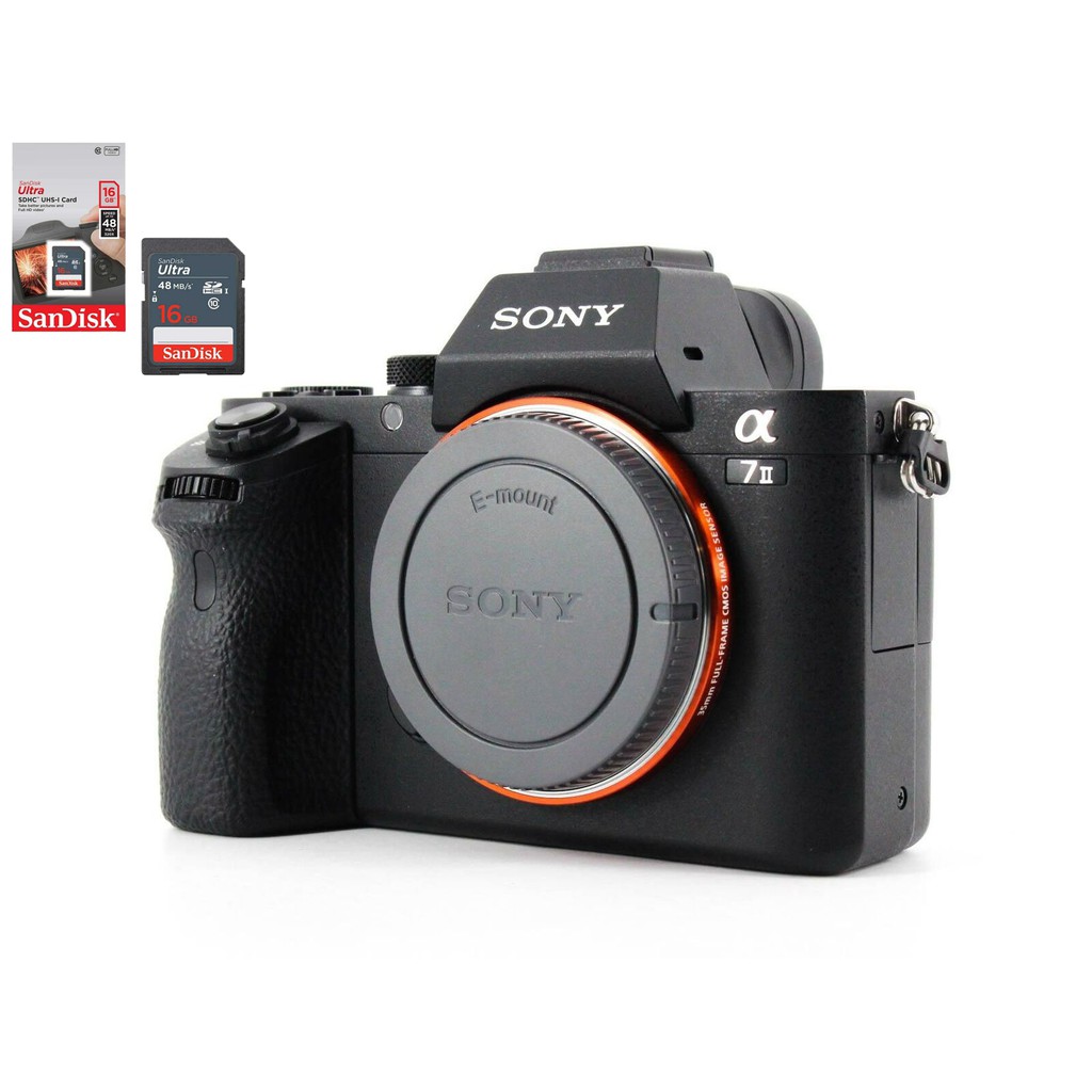 Máy ảnh Sony A7 Mark II, máy mới 95%, Full-Frame Exmor CMOS 24.3MP, Chống rung 5 trục SteadyShot