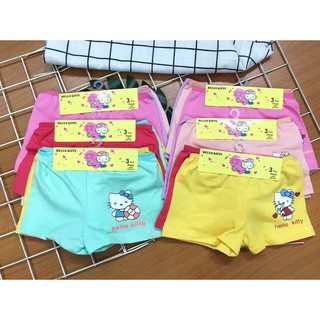 Quần lót quần Chip Đùi bé gái Hello Kitty Cho Bé ĐỦ SIZE thun cotton dày dặn mềm mại và thoáng mát để đi học đi chơi