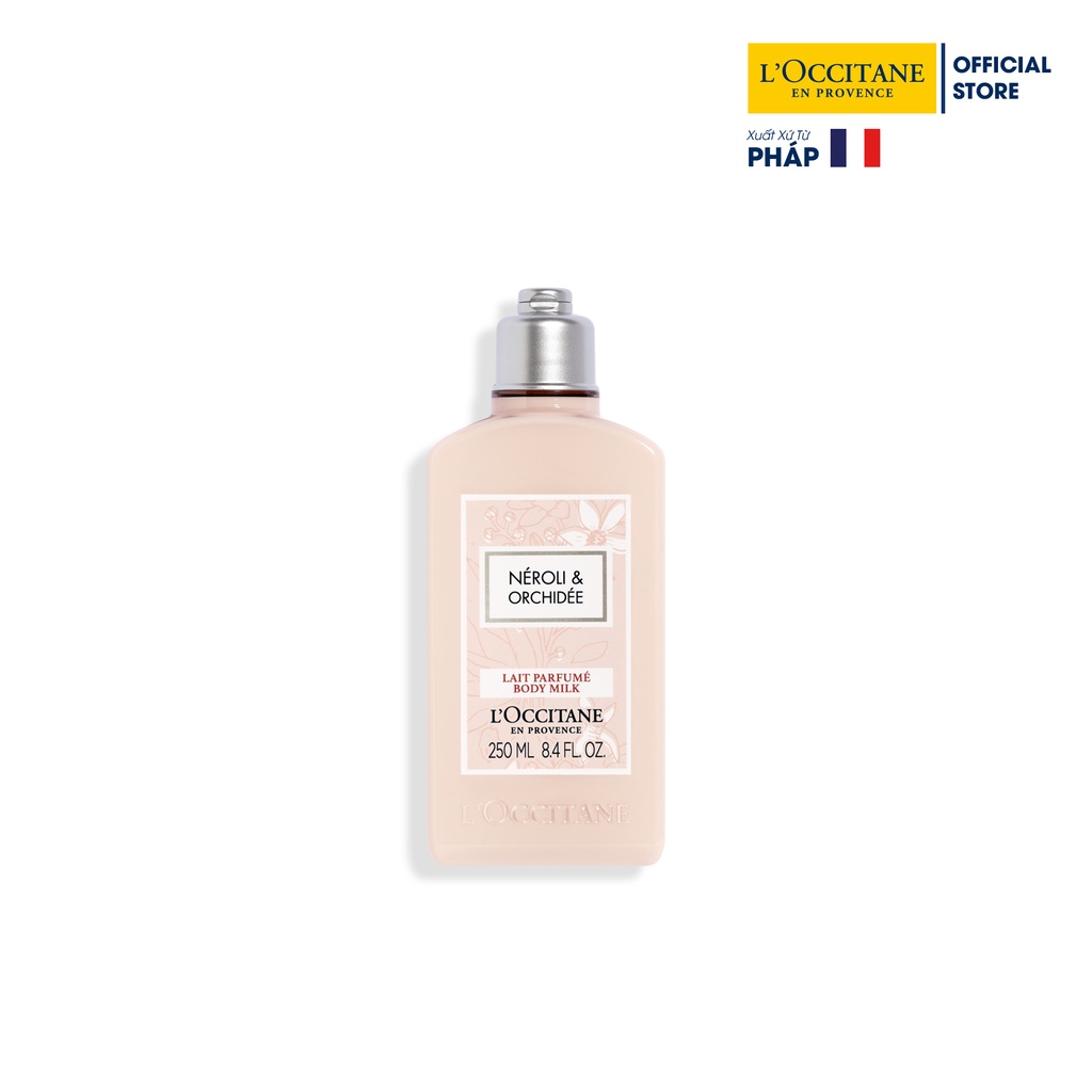 Sữa dưỡng thể hương Hoa Cam &amp; Hoa Lan CDG N'eroli &amp; Orchidee Body Milk 250ml L'Occitane