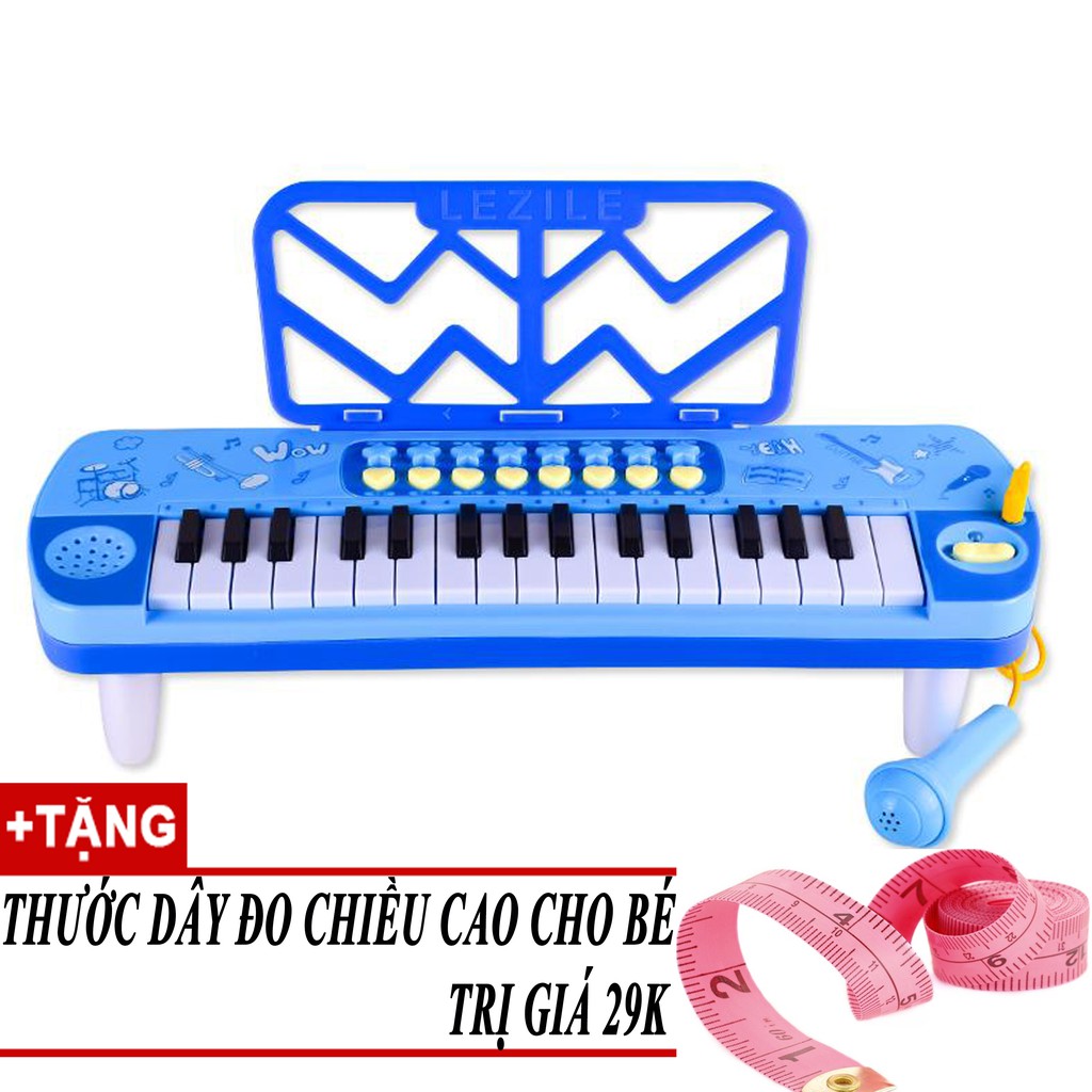 ĐÀN ORGAN CÓ MIC CHO BÉ PHÁT TRIỂN KHẢ NĂNG ÂM NHẠC TẶNG THƯỚC DÂY