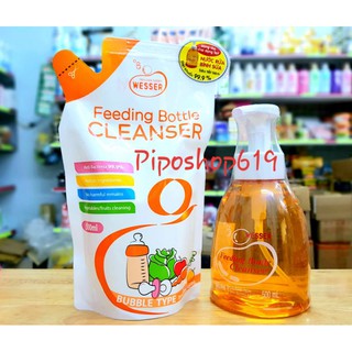 Nước rửa bình sữa và rau củ Wesser Hàn Quốc