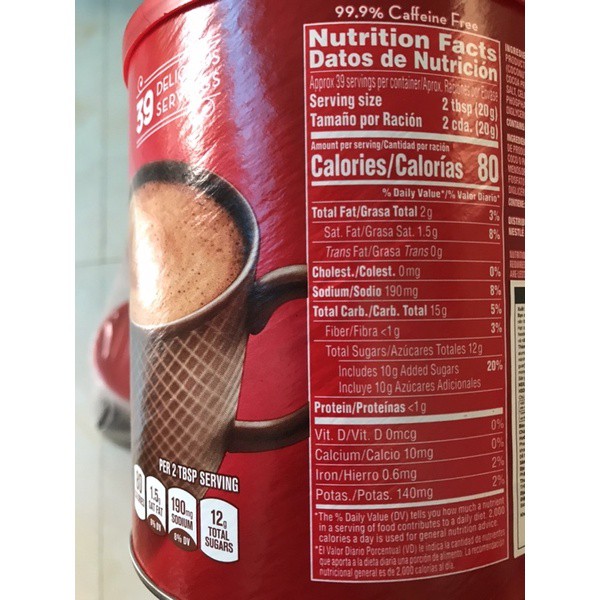 Bột cacao Nestle Rich Milk Chocolate - Lon 787g