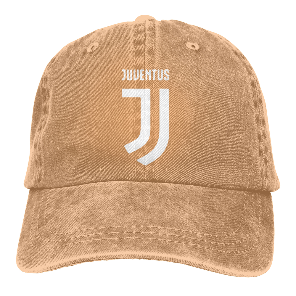 Mũ Lưỡi Trai Denim In Logo Đội Bóng Juventus 2018