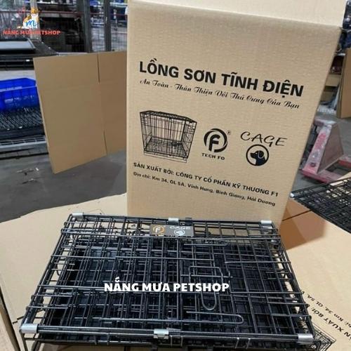 Chuồng chó, chuồng mèo, lồng chó mèo sơn tĩnh điện gấp gọn (full 4 size)