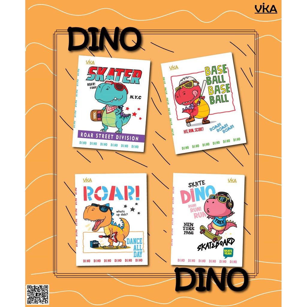 TẬP HỌC SINH VIKA: DINO 96 TRANG