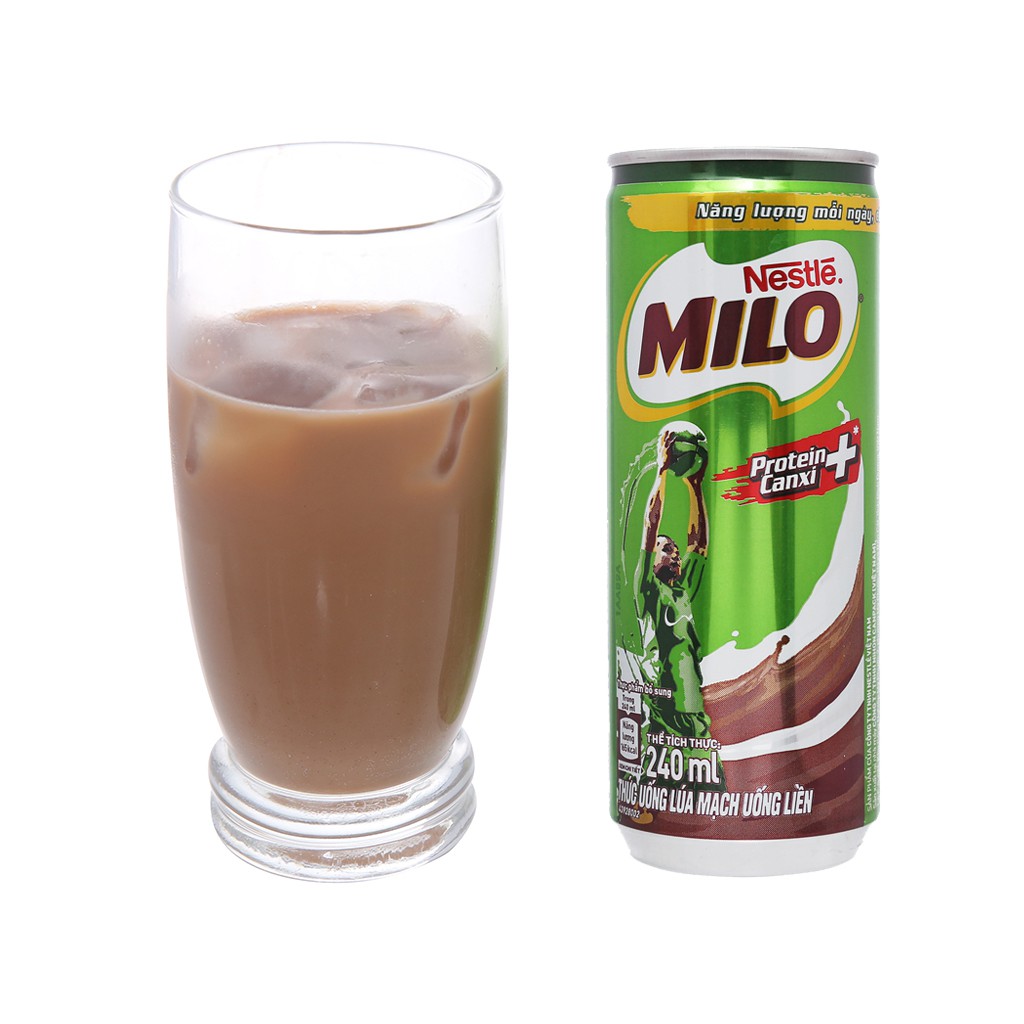 Sữa Milo ❤FREESHIP ❤ Milo,Sữa milo lon - thùng milo Lon thể tích 240ml