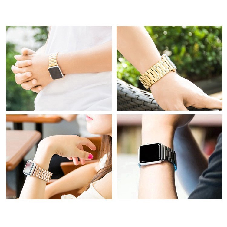 【Apple Watch Strap】Dây đeo đồng hồ bằng thép không gỉ cho Apple Watch 6/se/5/4/3/2/1 (38mm/40mm/42mm/44mm)