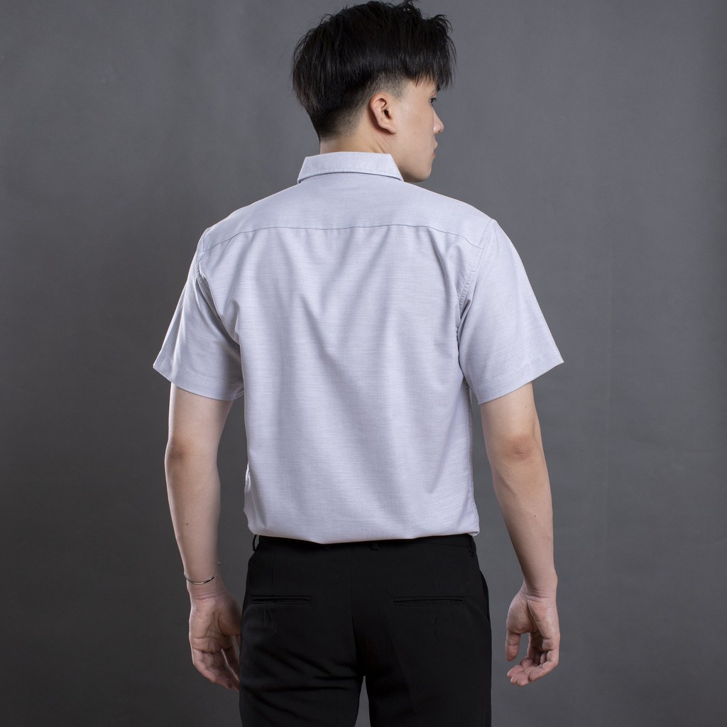 Áo sơ mi nam ngắn tay LADOS - 8054 chất vải Oxford cực chuẩn - Áo sơ mi tay ngắn mẫu mới nhất | BigBuy360 - bigbuy360.vn