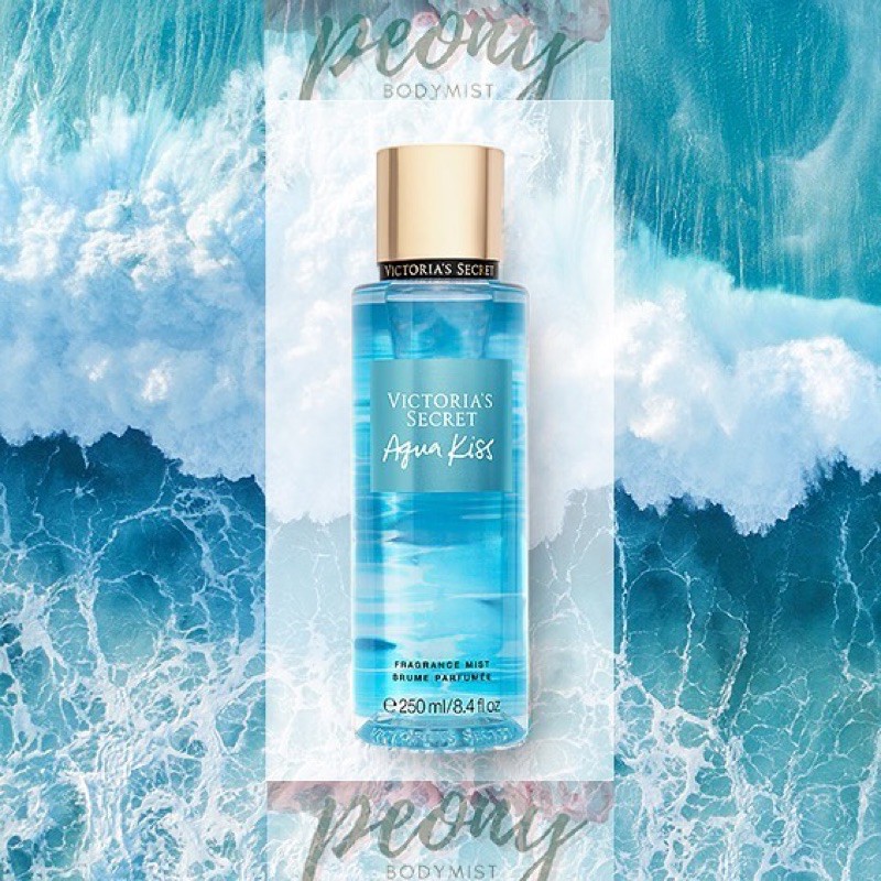 𝐀𝐐𝐔𝐀 𝐊𝐈𝐒𝐒 - Xịt toàn thân body mist Victoria's Secret (250mL)