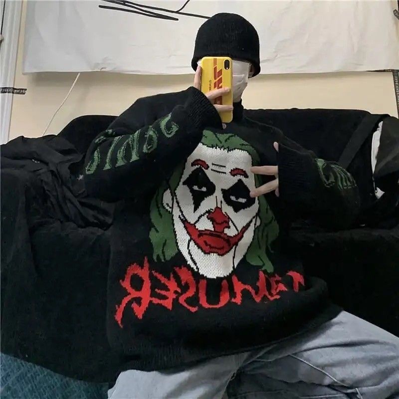 (Order) Áo len nam nữ Joker ulzzang unisex 🥰 áo sweater dáng rộng 😛 | WebRaoVat - webraovat.net.vn