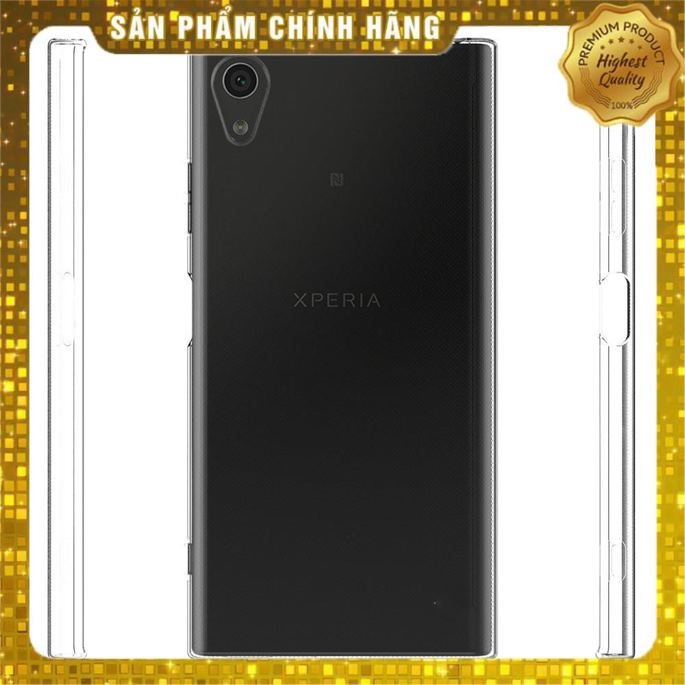 Ốp lưng dẻo silicon cho Sony Xperia XA1 Plus hiệu Ultra thin (0.6mm, trong suốt,chống trầy) - Hàng chính hãng