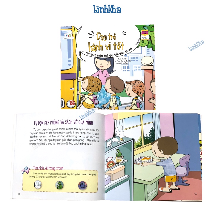 Sách Dạy Trẻ Hành Vi Tốt Cho Bé 3-8 Tuổi - Bộ 7 Cuốn - Đinh Tị