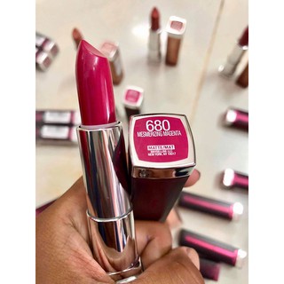 SON THỎI MỊN LÌ MABELLINE 680 MESMERIZING MAGENTA CREAMY MATTE LIPSTICK CHÍNH HÃNG - 5362