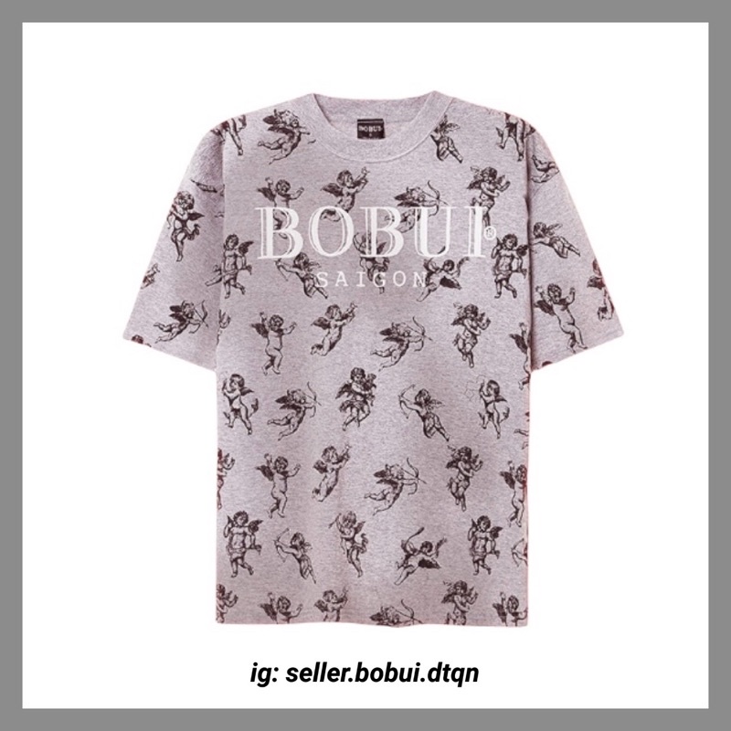 ÁO THUN BOBUI - 100AG XÁM