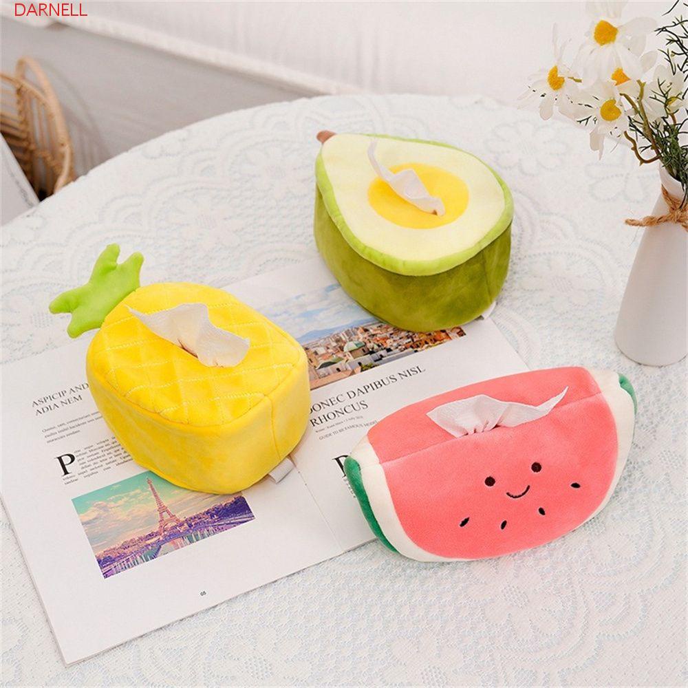 Hộp Đựng Khăn Giấy Hình Quả Bơ Dễ Thương Sáng Tạo Cho Xe Hơi