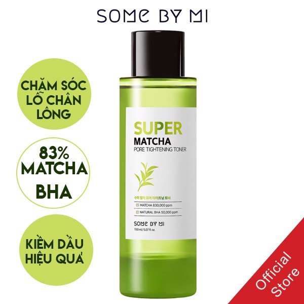 Nước Hoa Hồng Some By Mi Super Matcha Pore Tightening Toner 150ml