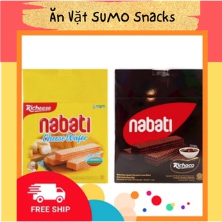 Bánh Xốp Nhân Phô Mai Nabati Richeese Nhân Phô Mai/Chocolate-Ăn Vặt Sumo Snack