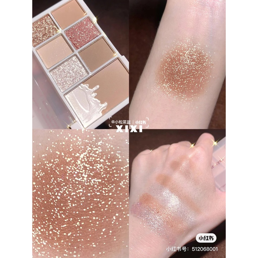 [Hot  sale ] Phấn mắt xixi 7 màu lì + ánh ngọc trai  cho người mới bắt đầu trang điểm hàng ngày  Nội Địa Trung | BigBuy360 - bigbuy360.vn