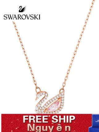 Dây Chuyền Mặt Thiên Nga Đính Đá Pha Lê Lấp Lánh Thời Trang Cho Nữ Swarovski