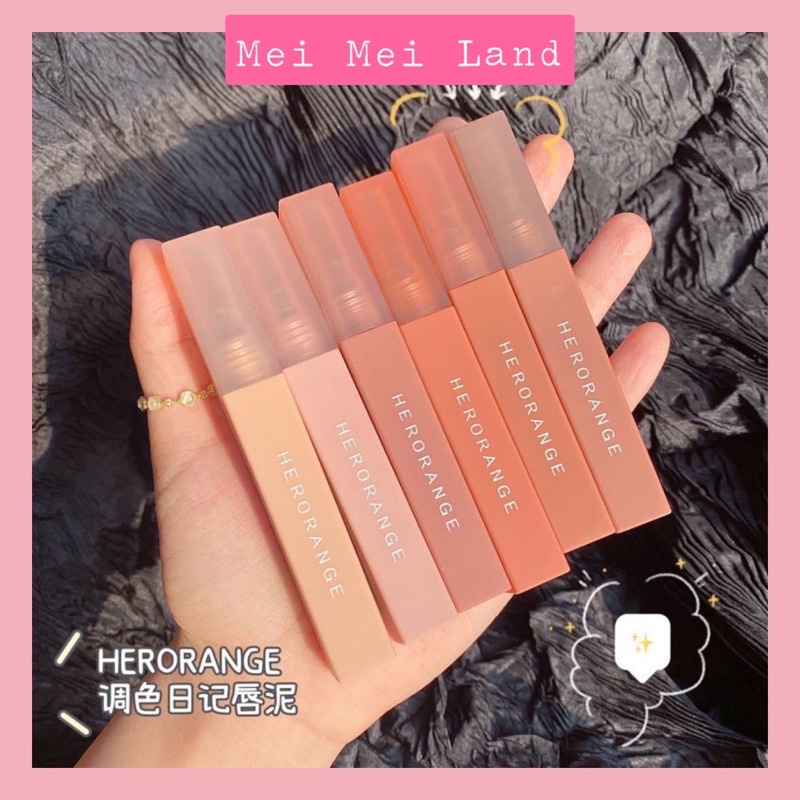 (CHÍNH HÃNG) Son kem vỏ cam HERORANGE mịn lì mềm môi căng mọng Nude Colordiary siêu hot trend HERO13 NỘI ĐỊA TRUNG | WebRaoVat - webraovat.net.vn