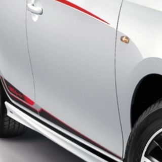 Tem dán sườn xe vios trd theo xe