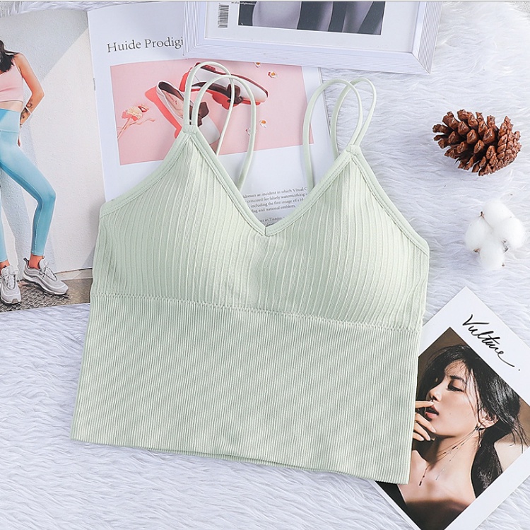 Áo Ngực Một Mảnh Hình Chữ U Lưng Đẹp Có Dây Đeo Có Thể Tháo Rời Thời Trang Mùa Hè Cho Nữ