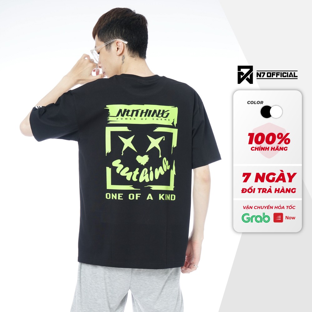 Áo thun Nuthink unisex N7 Basic Tee phông trơn nam nữ tay lỡ form rộng oversize | WebRaoVat - webraovat.net.vn