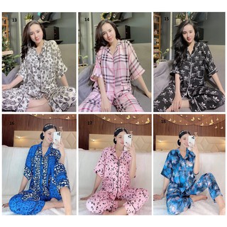 [MUA 1 TẶNG 1] Đồ Bộ Lụa Mai Ngô - Tay Cánh Dơi Quần Dài (P3)