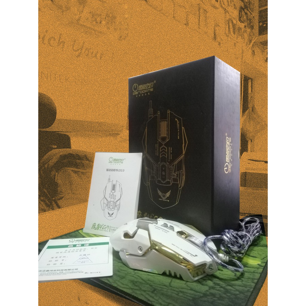 Chuột máy tính có dây-chuột chơi Game Zerodate G9