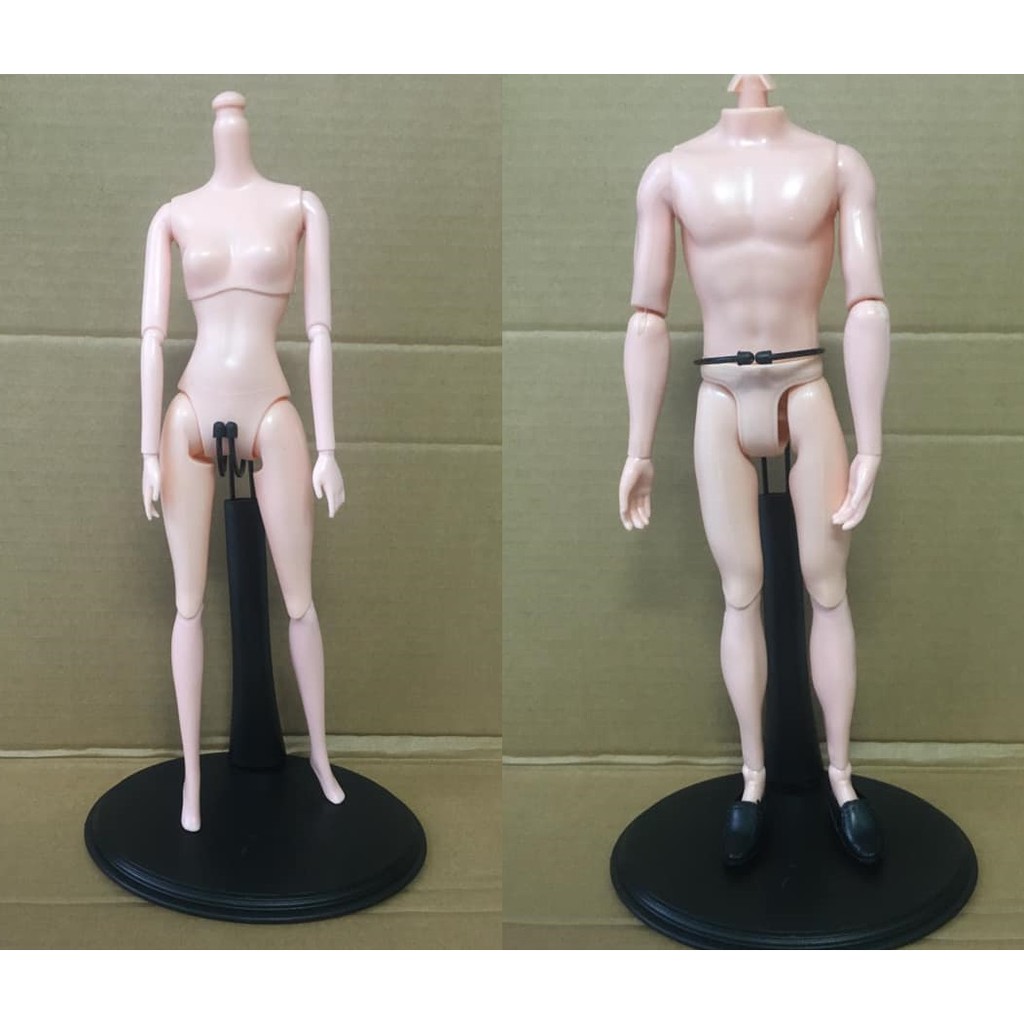 1 Bộ 2 kiểu Chân đế cho búp bê nam + nữ Xinyi, Barbie, Ken