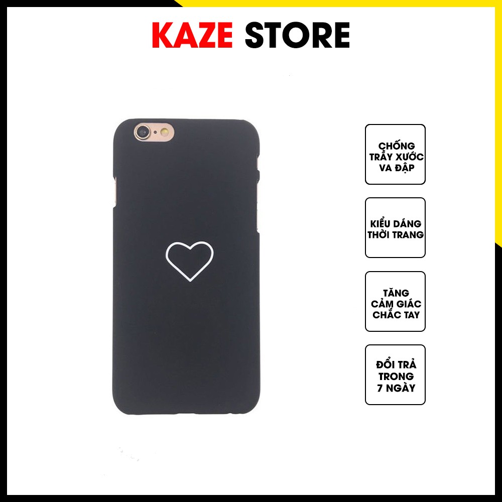 Ốp lưng sang trọng Simple Love Iphone 7 plus -> 12 promax - Kaze Store