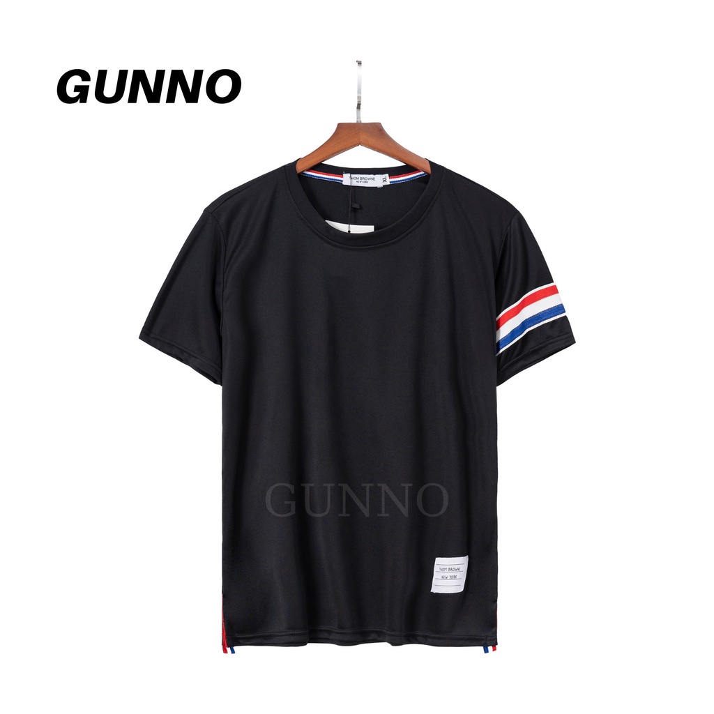 Bộ Thể Thao Nam Thom dây viền GUNNO chất thun thể thao thoáng mát thấm hút mồ hôi