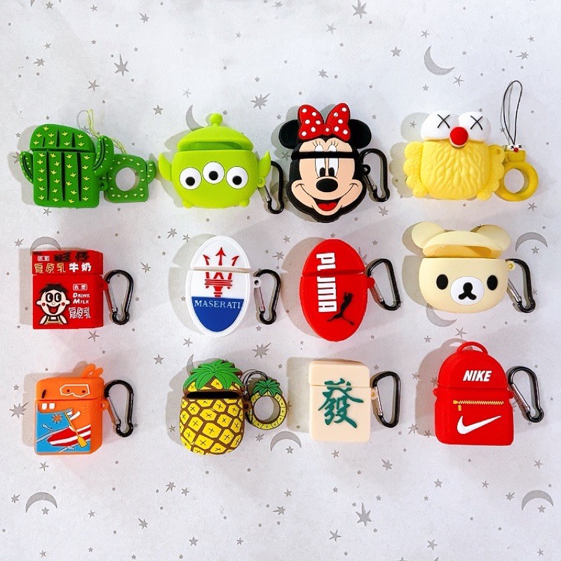 Case bảo vệ Airpods Dùng cho Các loại Air 1 Air 2 i11 i12 i9s