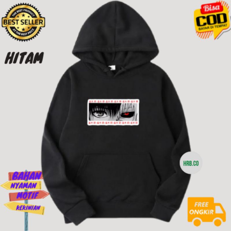 Áo HOODIE In Hình Phim TOKYO GHOUL Cá Tính Cho Bé Trai 2-12 Tuổi