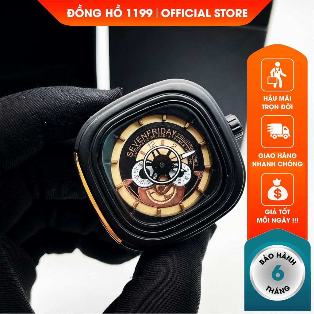 Đồng hồ nam dây da cao cấp chống nước chống xước tuyệt đối sang trọng bảo hành 6 tháng SV6188 - 1199 Watches | BigBuy360 - bigbuy360.vn