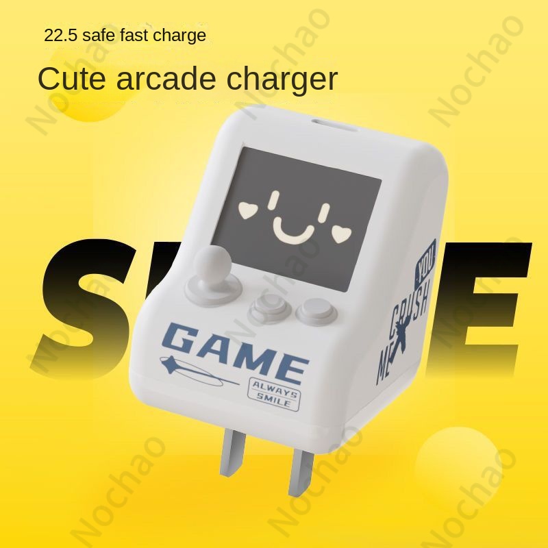 Dây Cáp Sạc Nhanh 22.5WPD Hình Mèo Bơ Dễ Thương