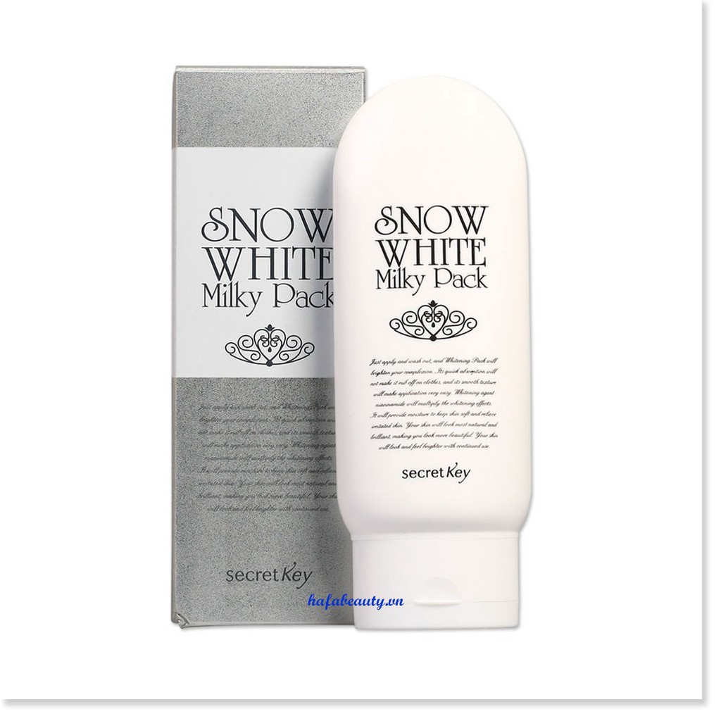 [Mã giảm giá] Kem tắm trắng toàn thân Secret Key Snow White Milky Pack 200g