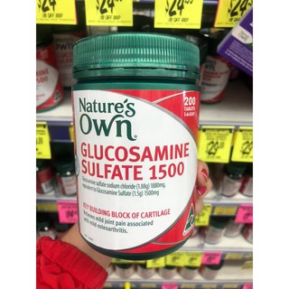 Bổ Xương Khớp Nature's Own Glucosamine Sulfate 1500 Úc