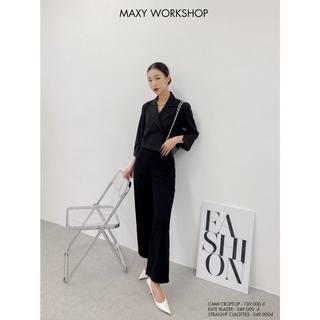 Áo khoác tay lửng elite blazer Maxy Workshop