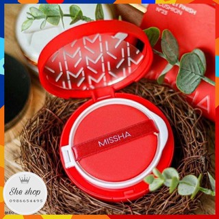 Phấn nước missha đỏ -giúp kiêm dầu ,che khuyết điểm hoàn hảo chỉ số chống nắng spf50+ pa+++.