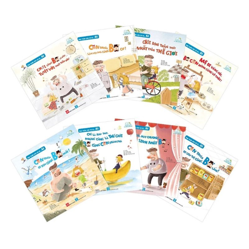 Sách - Combo 8 cuốn Bạn thân của tớ là Bố