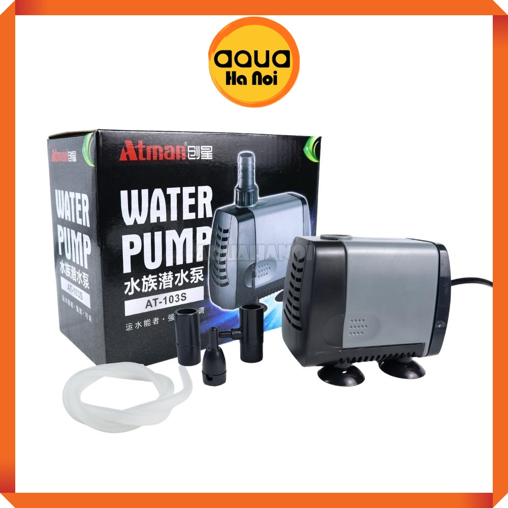 Máy bơm bể cá Atman AT 101s,102s,103s,104s,105s - Máy bơm nước hồ cá thủy sinh siêu êm
