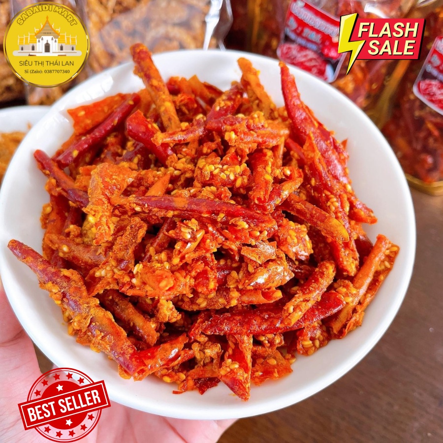 ỚT CHIÊN SNACK ỚT THÁI LAN CHIÊN GIÒN - 100G